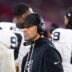 Las Vegas Raiders defensive coordinator Rob Leonard nickel Taron Johnson