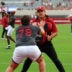 Sep 6, 2025; Tuscaloosa, Alabama, USA; Alabama Crimson Tide offensive lineman Jackson Lloyd (78) warms up before the start of the game against Louisiana Monroe Warhawks at Saban Field at Bryant-Denny Stadium.