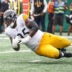 Sep 7, 2025; East Rutherford, New Jersey, USA; Pittsburgh Steelers defensive tackle Keeanu Benton (95) at MetLife Stadium.