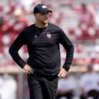 Oklahoma Sooners offensive coordinator Ben Arbuckle