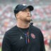 Oklahoma Sooners offensive coordinator Ben Arbuckle wide receiver Trell Harris