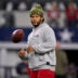 Nov 3, 2025; Arlington, Texas, USA; Arizona Cardinals quarterback Kyler Murray (1) looks on from the field before the game between the Dallas Cowboys and the Arizona Cardinals at AT&T Stadium.