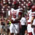 Nov 15, 2025; College Station, Texas, USA; South Carolina Gamecocks quarterback Lanorris Sellers (16) warms up before the game against Texas A&M at Kyle Field.