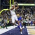 Nov 22, 2025; Atlanta, Georgia, USA; Georgia Tech Yellow Jackets wide receiver Isiah Canion (4) catches a touchdown pass against the Pittsburgh Panthers in the fourth quarter at Bobby Dodd Stadium at Hyundai Field.