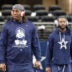 Nov 23, 2025; Arlington, Texas, USA; Dallas Cowboys offensive tackle Tyler Guyton (60) wears Beats by Dre during warm ups prior to the game against the Philadelphia Eagles at AT&T Stadium.