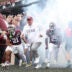 Dec 20, 2025; College Station, TX, USA; Texas A&M Aggies head coach Mike Elko takes the field prior to the game against the Miami Hurricanes during the first round of the CFP National Playoff at Kyle Field.