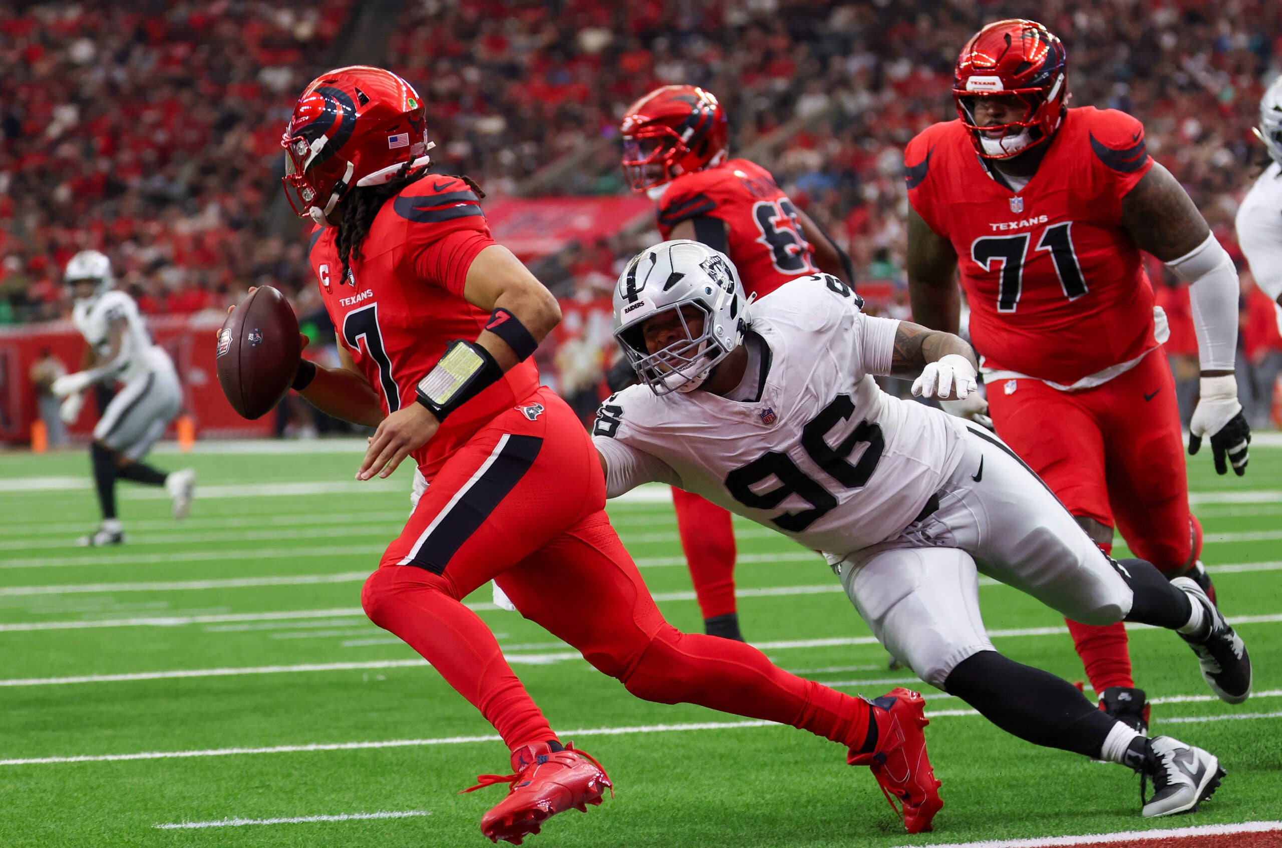 Las Vegas Raiders Houston Texans quarterback C.J. Stroud