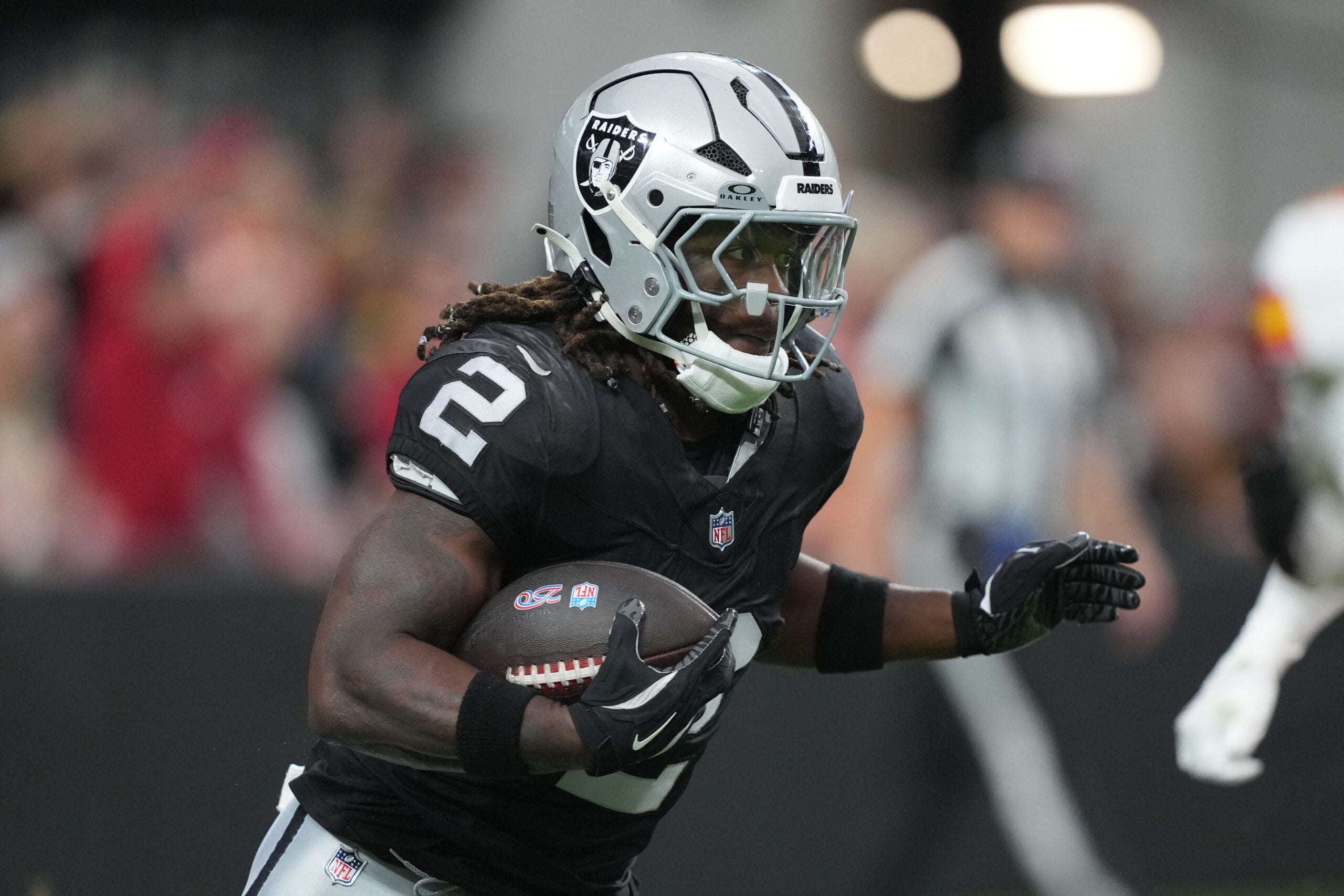 Las Vegas Raiders running back Ashton Jeanty 53-man roster no injured reserve miss four games