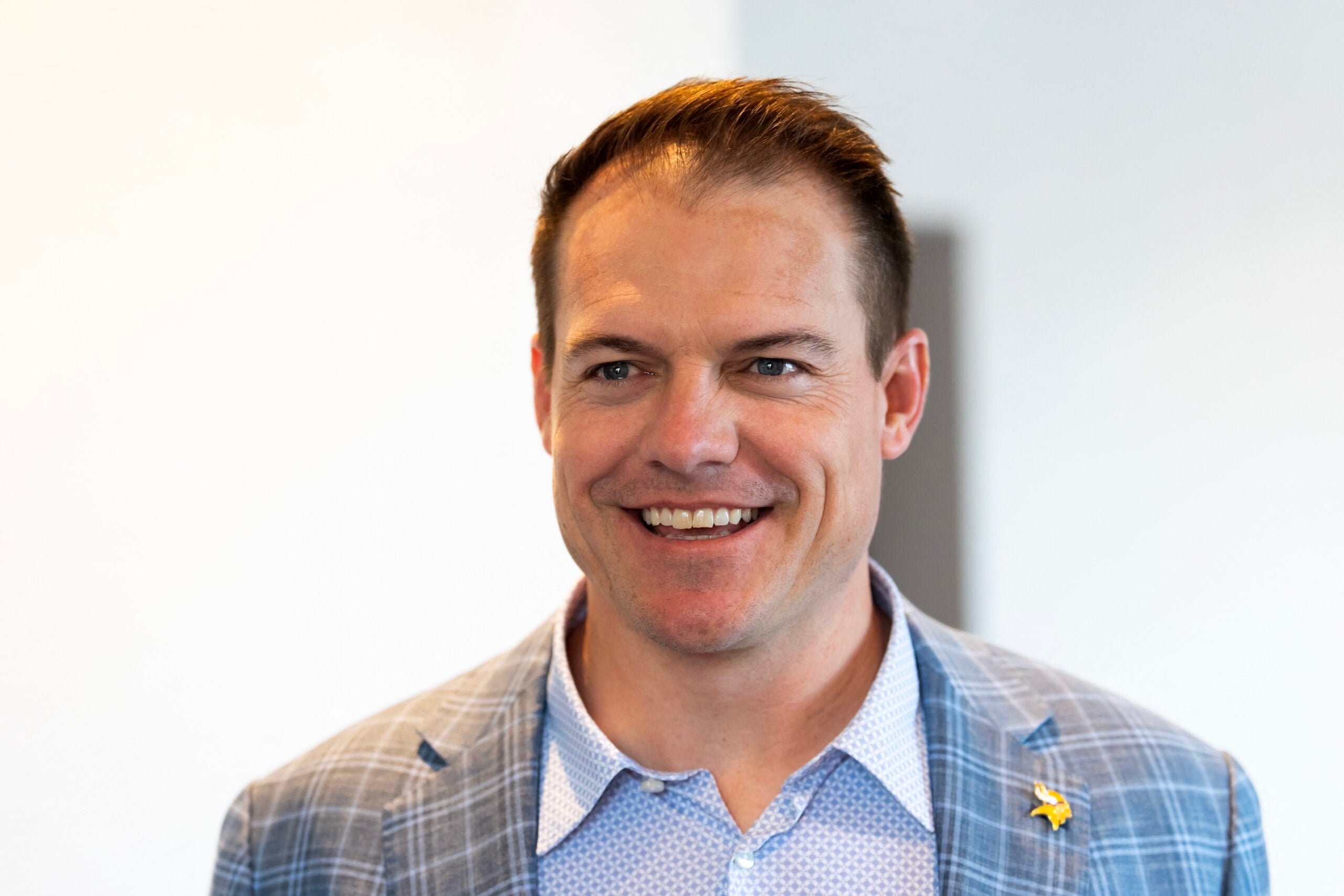 Mar 30, 2026; Phoenix, AZ, USA; Minnesota Vikings head coach Kevin O'Connell during the 2026 NFL Annual League Meeting at the Arizona Biltmore.