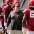 Oklahoma Sooners offensive line coach Bill Bedenbaugh Carson Campbell