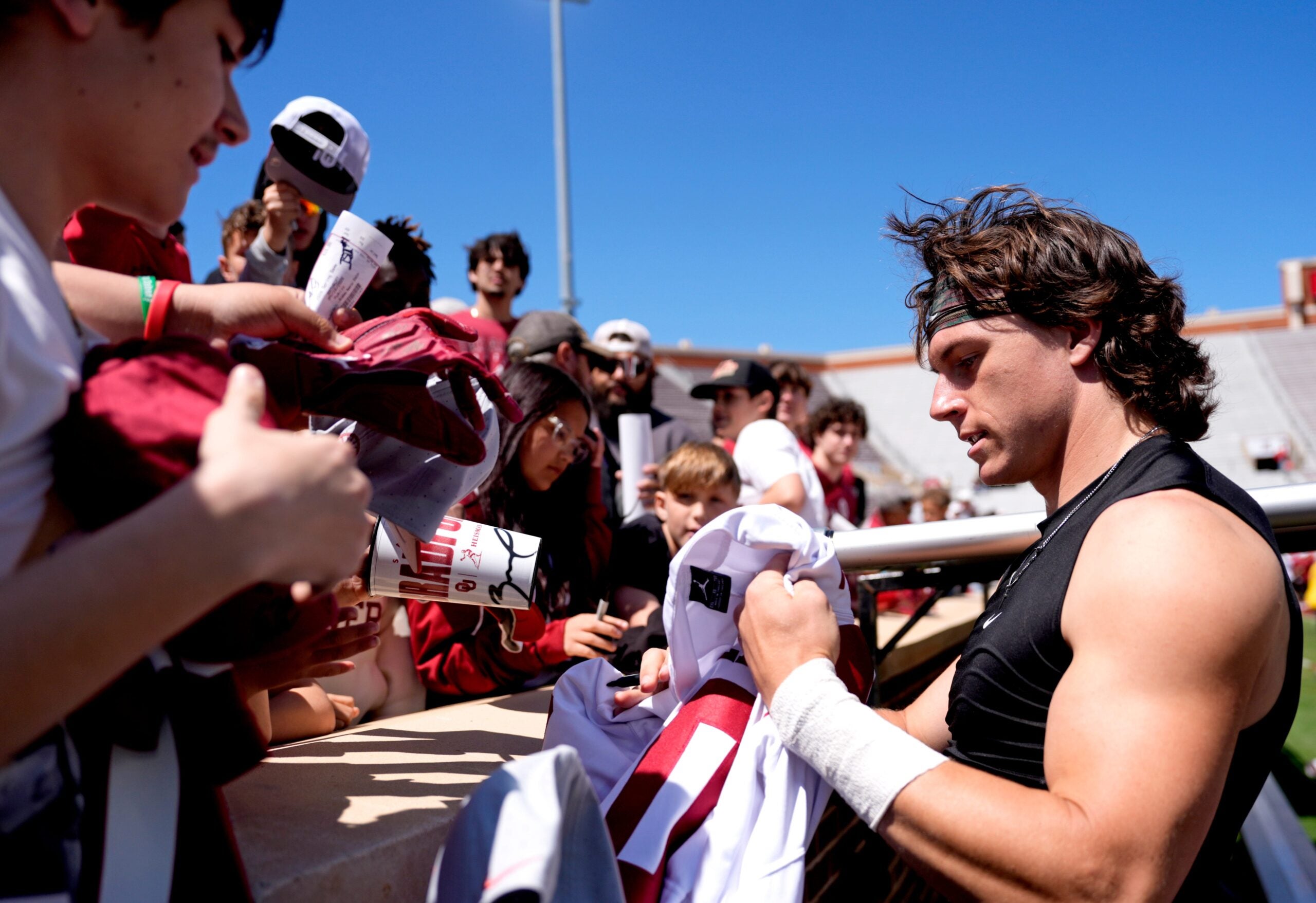 Oklahoma Sooners quarterback John Mateer Maxwell Award Watch List