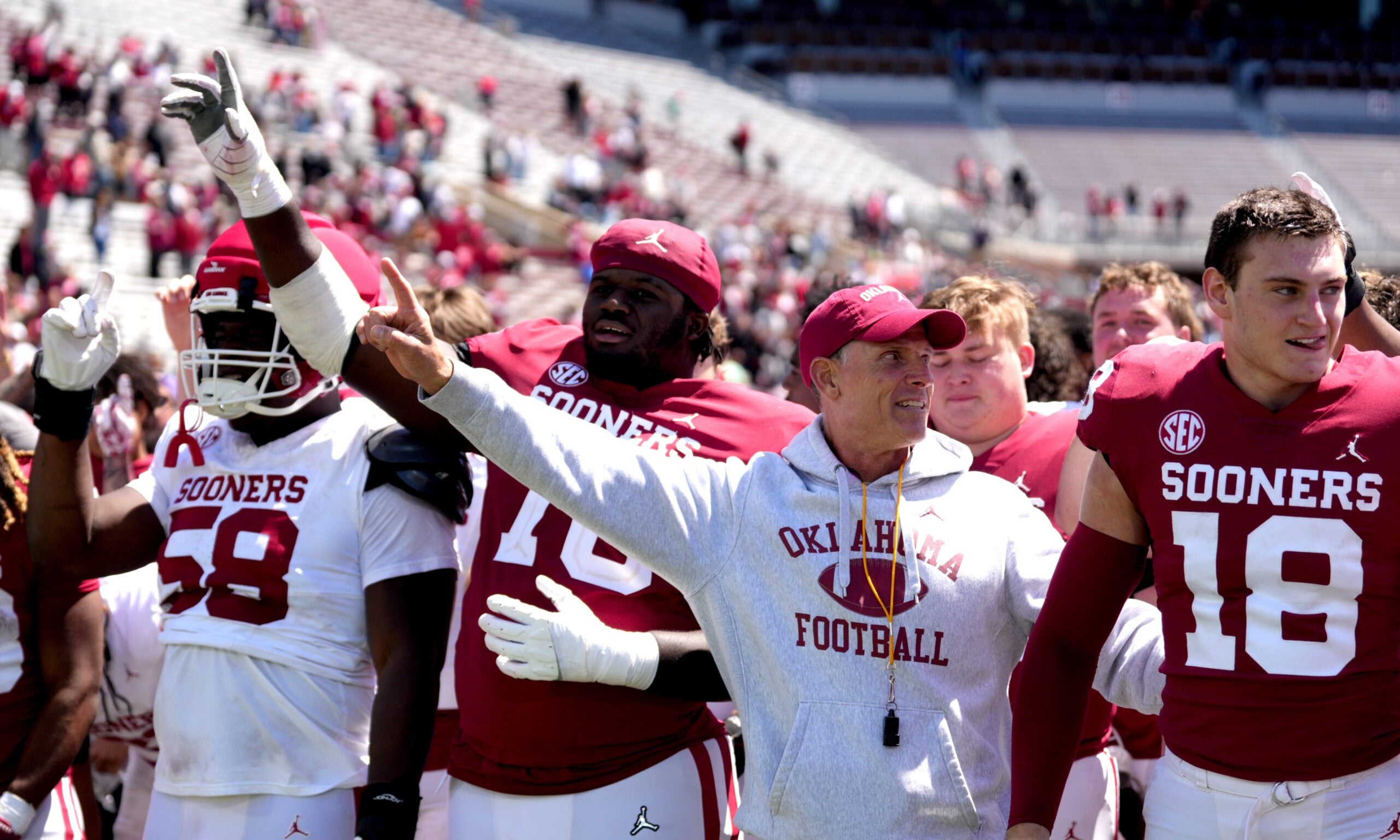 Oklahoma Sooners head coach Brent Venables 2028 recruiting class Gavin Wilson