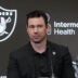 Las Vegas Raiders head coach Klint Kubiak
