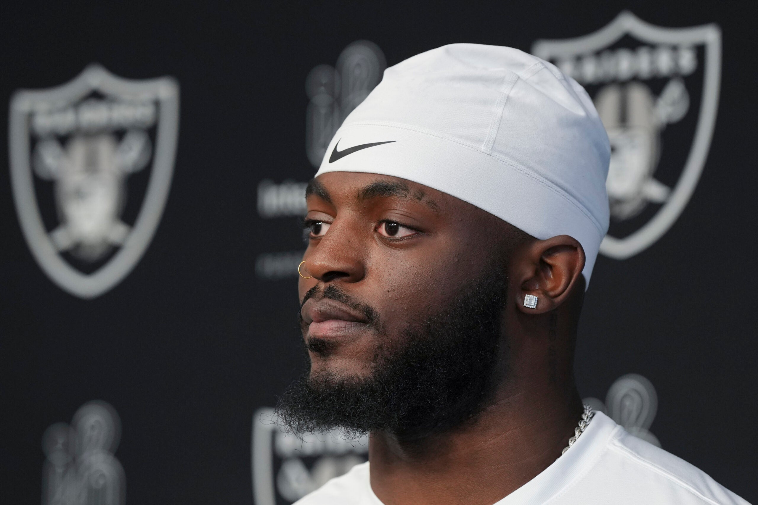 Las Vegas Raiders rookie defensive end Keyron Crawford injured reserve season is over