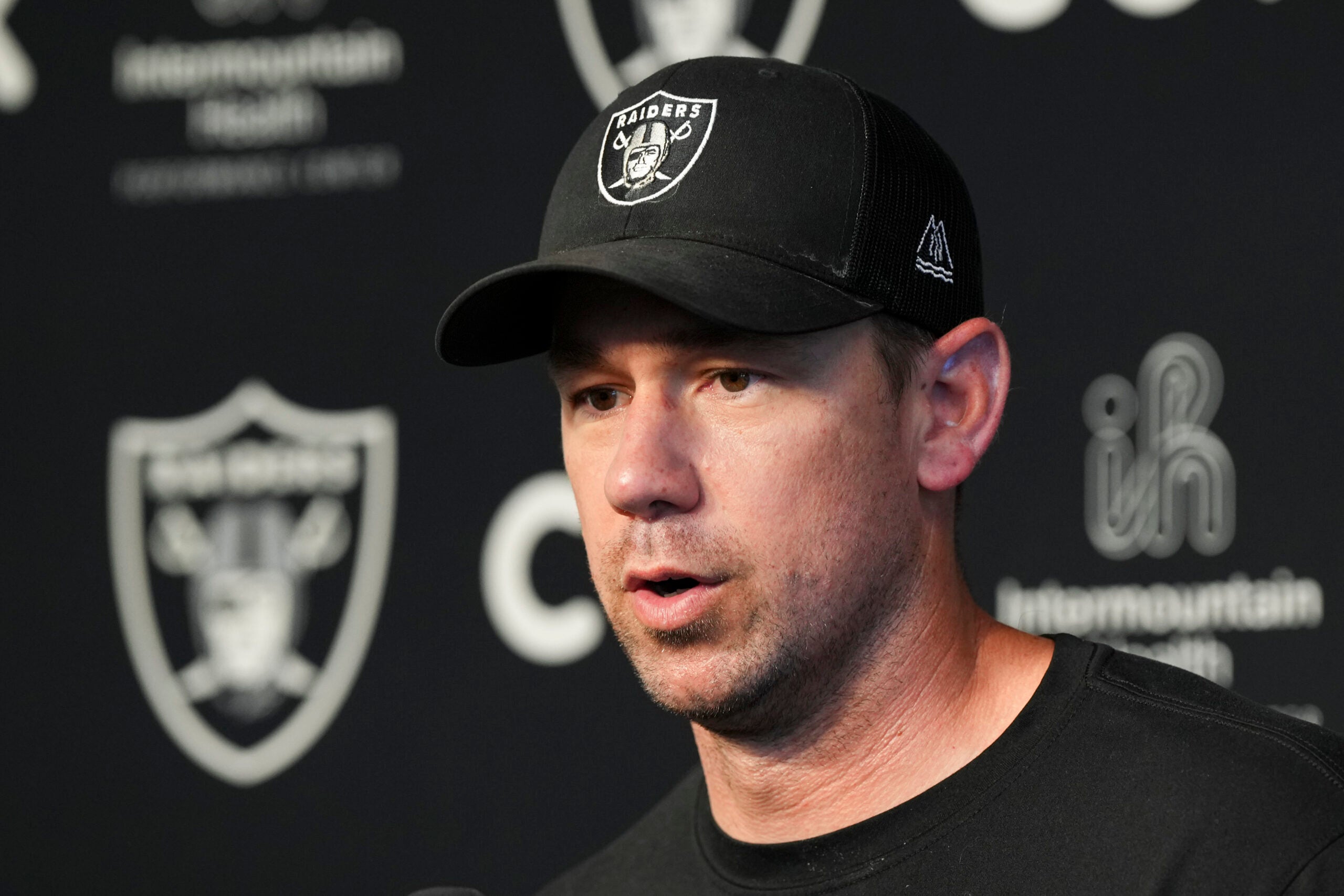 Las Vegas Raiders head coach Klint Kubiak