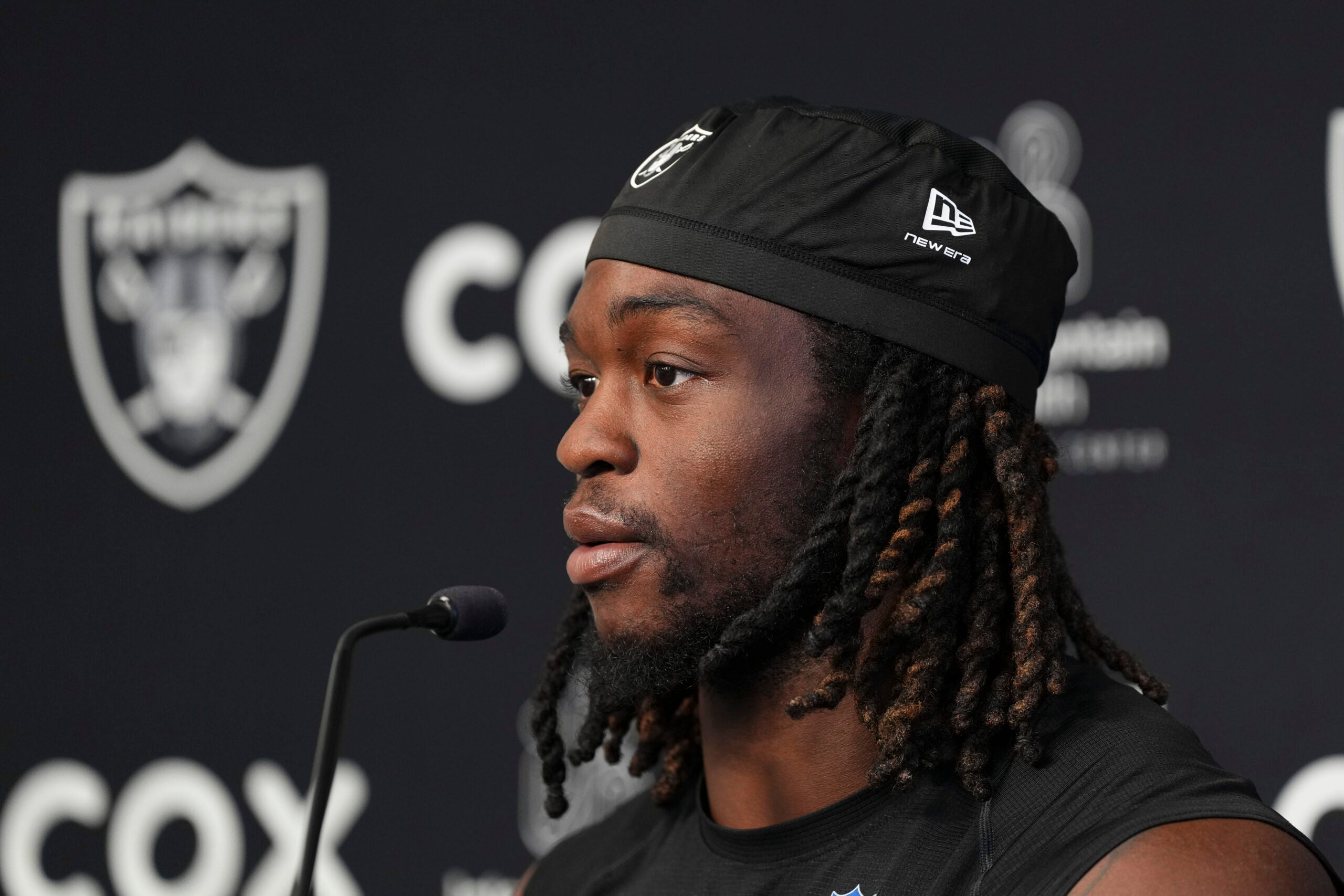 Las Vegas Raiders running back Ashton Jeanty