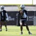 Las Vegas Raiders rookie Malik Benson training camp