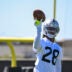 Las Vegas Raiders rookie cornerback Jermod McCoy training camp