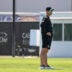 Las Vegas Raiders head coach Klint Kubiak Brock Bowers