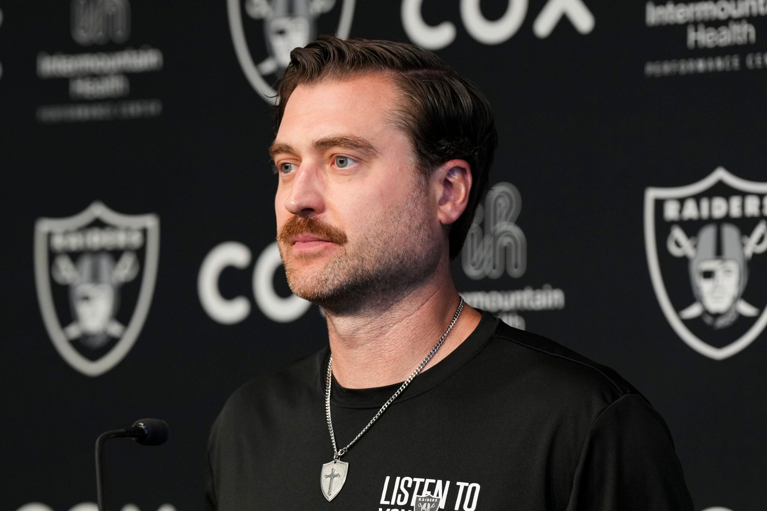 Las Vegas Raiders offensive coordinator Andrew Janocko