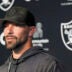 Las Vegas Raiders defensive coordinator Rob Leonard training camp defensive line