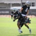 Las Vegas Raiders rookie wide receiver Malik Benson training camp sixth-round pick