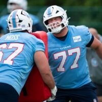 Peter Skoronski is enjoying the new intensity that defines Titans training camp.