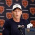 Jun 9, 2026; Lake Forest, IL, USA; Chicago Bears head coach Ben Johnson speaks during Minicamp at Halas Hall.