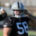 Las Vegas Raiders offensive guard Jackson Powers-Johnson