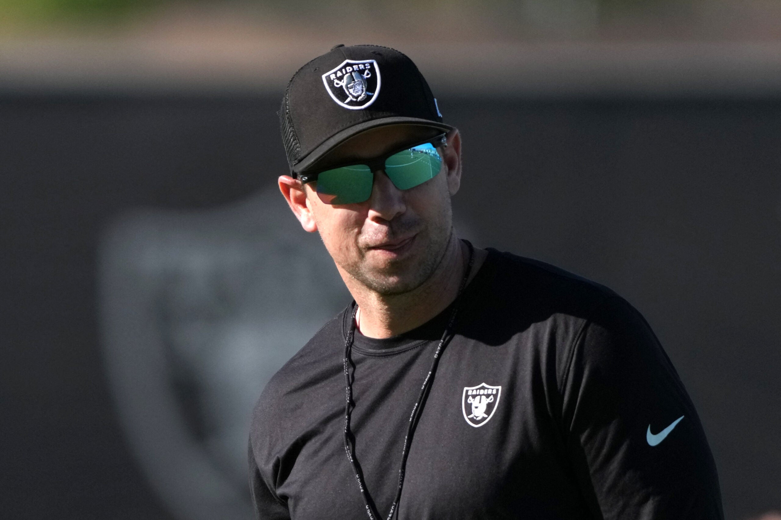 Las Vegas Raiders head coach Klint Kubiak