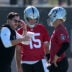 Las Vegas Raiders quarterback Fernando Mendoza training camp