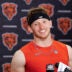 Jun 11, 2026; Lake Forest, IL, USA; Chicago Bears defensive back Dillon Thieneman (31) speaks during Minicamp at Halas Hall.