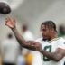 Green Bay Packers Josh Jacobs (8) participates in mandatory minicamp Thursday, June 11, 2026, at the Don Hutson Center in Green Bay, Wisconsin.