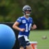 Jul 25, 2026; Renton, WA, USA; Seattle Seahawks quarterback Sam Darnold (14) during training camp at Virginia Mason Athletic Center.