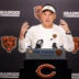 Jul 29, 2026; Lake Forest, IL, USA; Chicago Bears defensive coordinator Dennis Allen speaks during Chicago Bears Training Camp at Halas Hall.