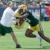 Green Bay Packers defensive end Barryn Sorrell (99) is shown during the first day of training camp Wednesday, July 29, 2026 in Green Bay, Wisconsin. It is the first of three consecutive public practices.