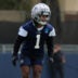 Jul 29, 2026; Oxnard, CA, USA; Dallas Cowboys safety P.J. Locke (1) at training camp at River Ridge Playing Fields.