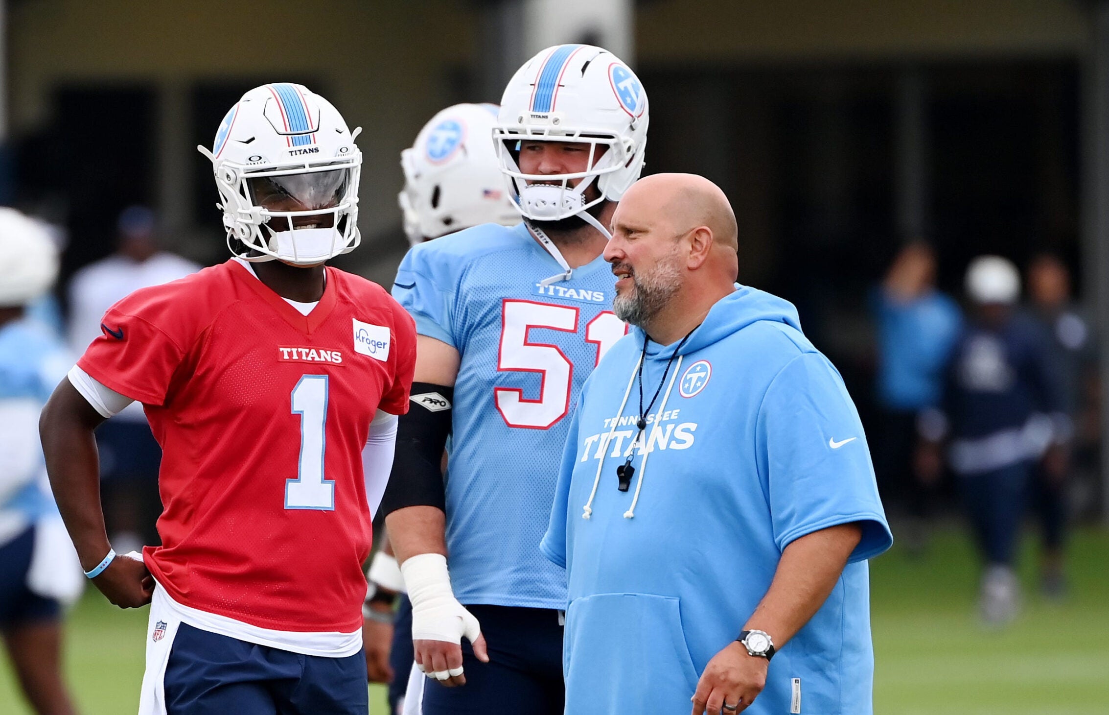 Tennessee Titans offensive line position battles