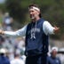 Aug 1, 2026; Oxnard, CA, USA; Dallas Cowboys coach Brian Schottenheimer at training camp at River Ridge Playing Fields.