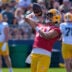 Green Bay Packers quarterback Jordan Love (10) passes the ball during practice on Sunday, Aug. 2, 2026, at Ray Nitschke Field in Ashwaubenon, Wisconsin.