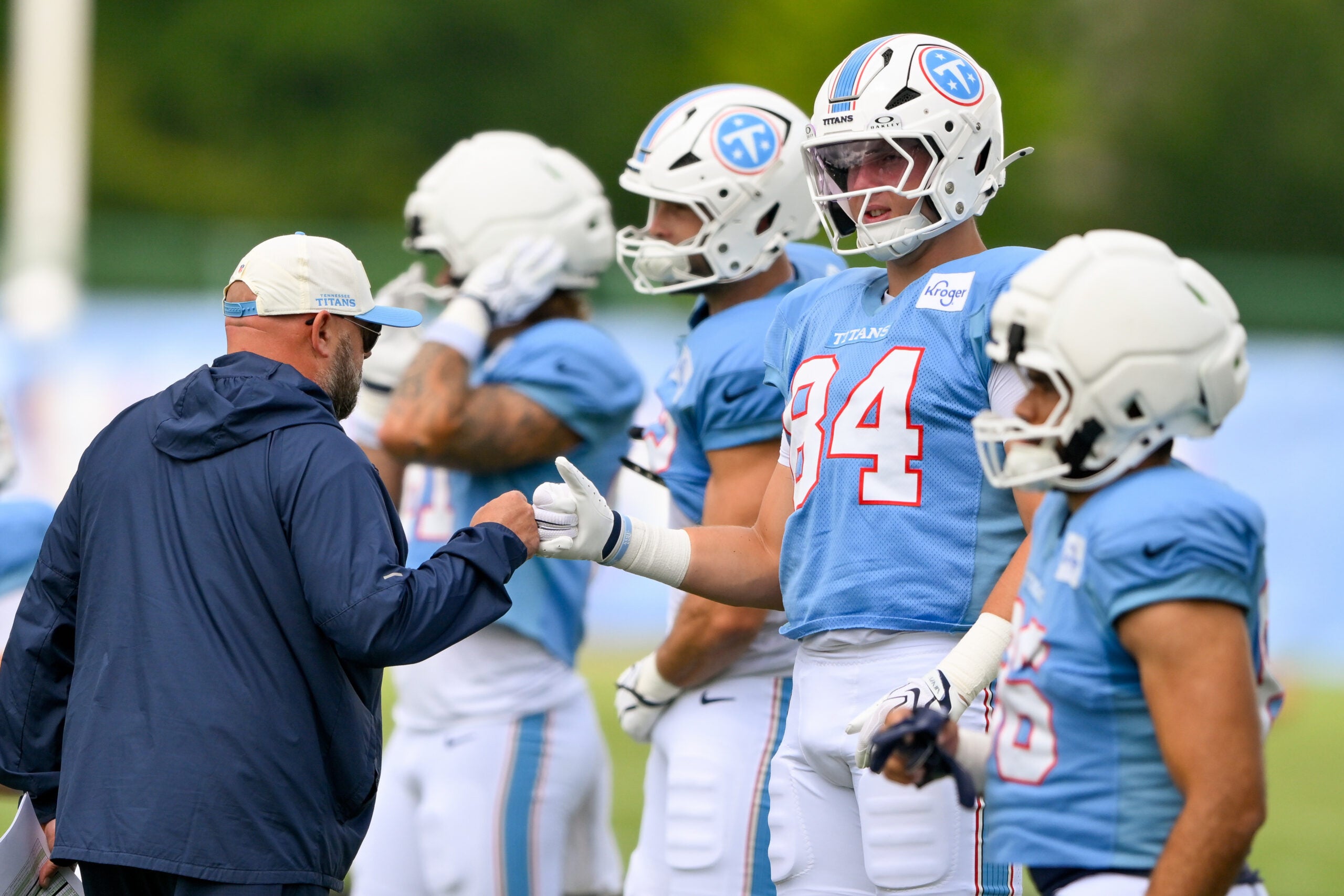 Tennessee Titans depth chart position battles preseason game San Francisco 49ers