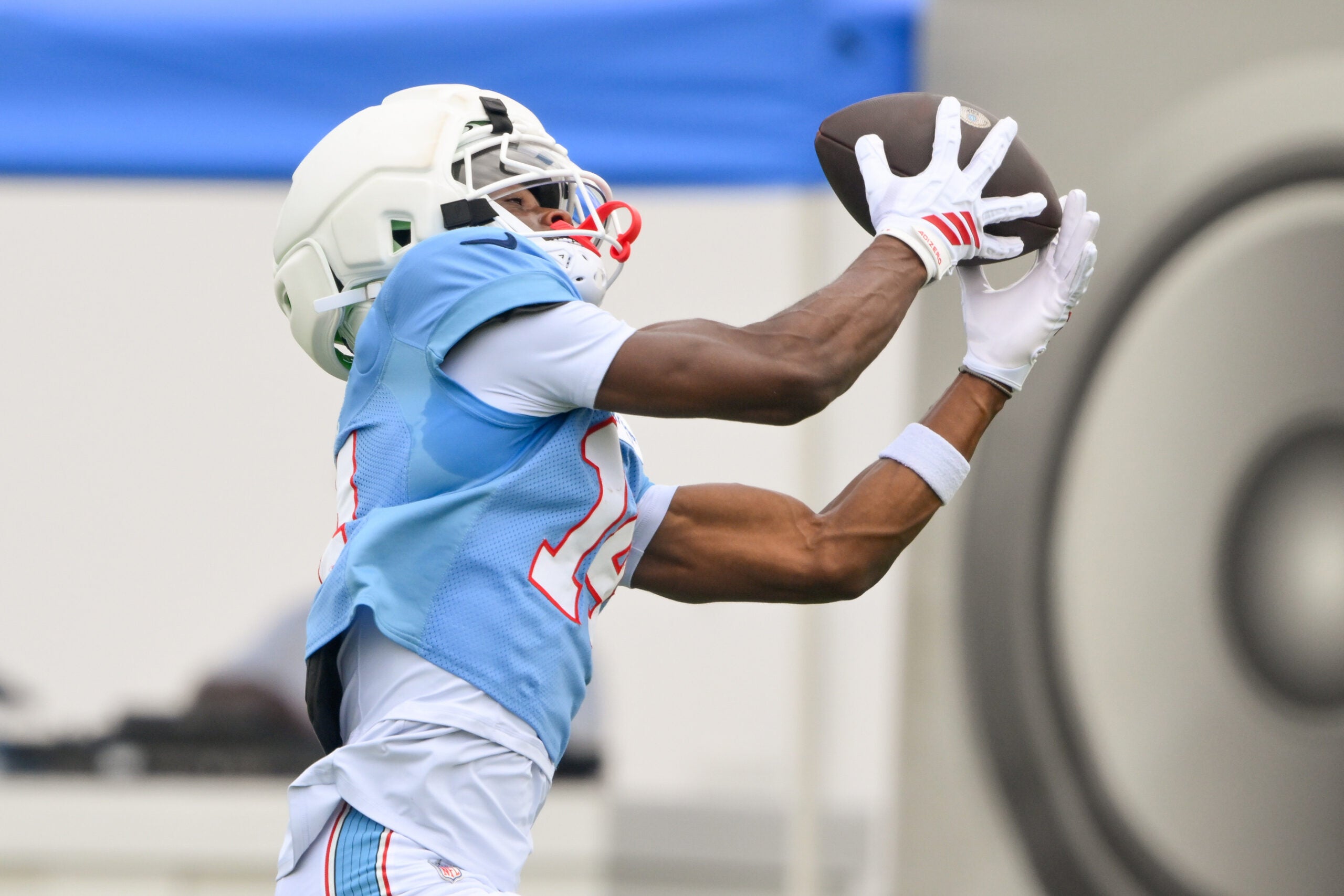 Carnell Tate is one of several Titans players whose stock rose during the first week of training camp.