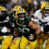 Green Bay Packers defensive end Lukas Van Ness (90) during Green Bay Packers Family Night on Aug. 7, 2026, at Lambeau Field in Green Bay, Wis.