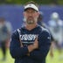 Aug 11, 2026; Woodland Hills, CA, USA; Dallas Cowboys head coach Brian Schottenheimer reacts during a joint practice against the Los Angeles Rams at the Rams Practice Facility.