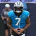 Aug 4, 2026; Charlotte, NC, USA; Carolina Panthers safety Tre'von Moehrig (7) during training camp at Bank of America Stadium.