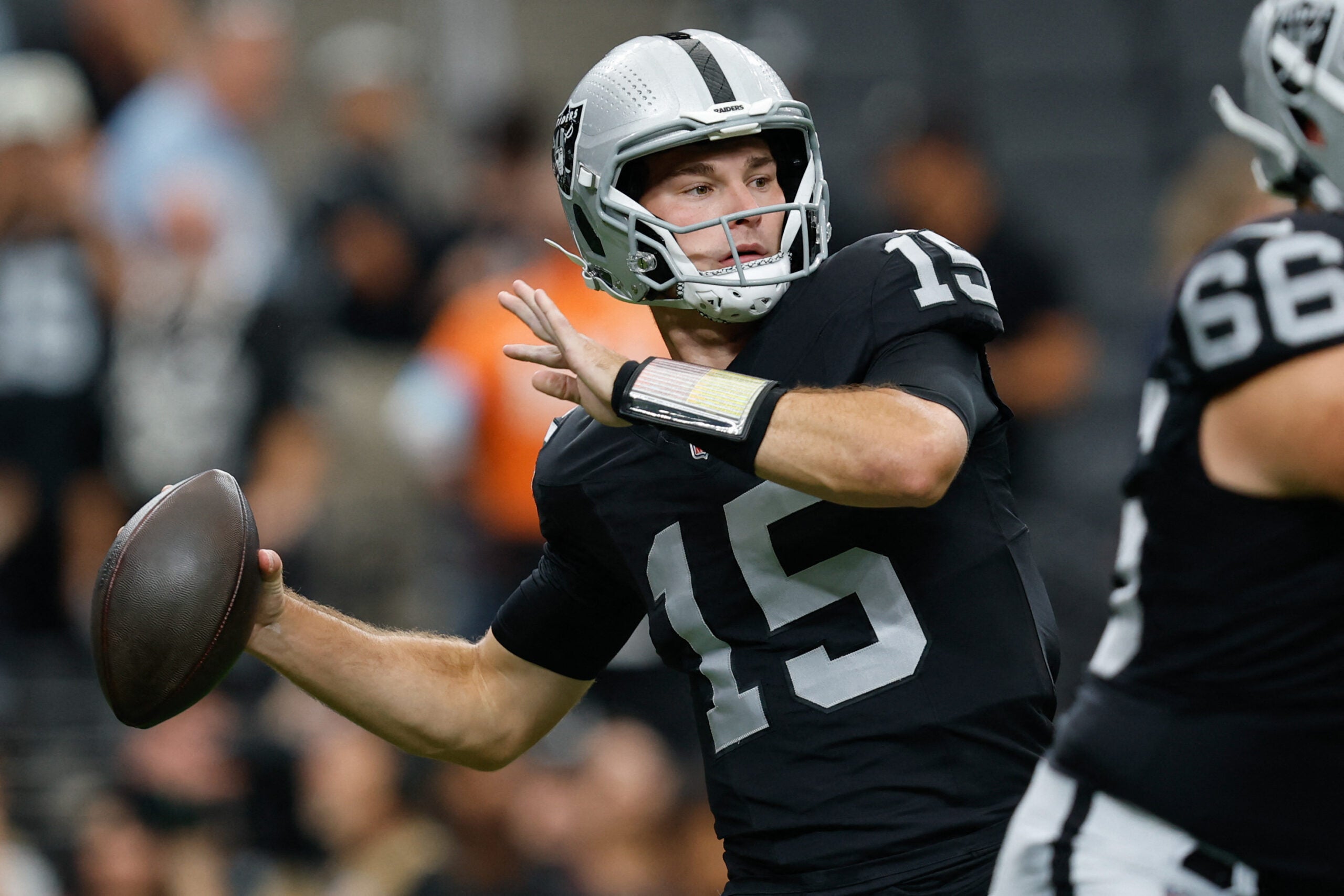 Las Vegas Raiders quarterback Fernando Mendoza first preseason game vs. Arizona Cardinals