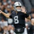 Las Vegas Raiders quarterback Kirk Cousins