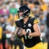 Aug 13, 2026; Pittsburgh, Pennsylvania, USA; Pittsburgh Steelers quarterback Will Howard (18) looks to pass during the first half of a game against the Green Bay Packers at Acrisure Stadium.