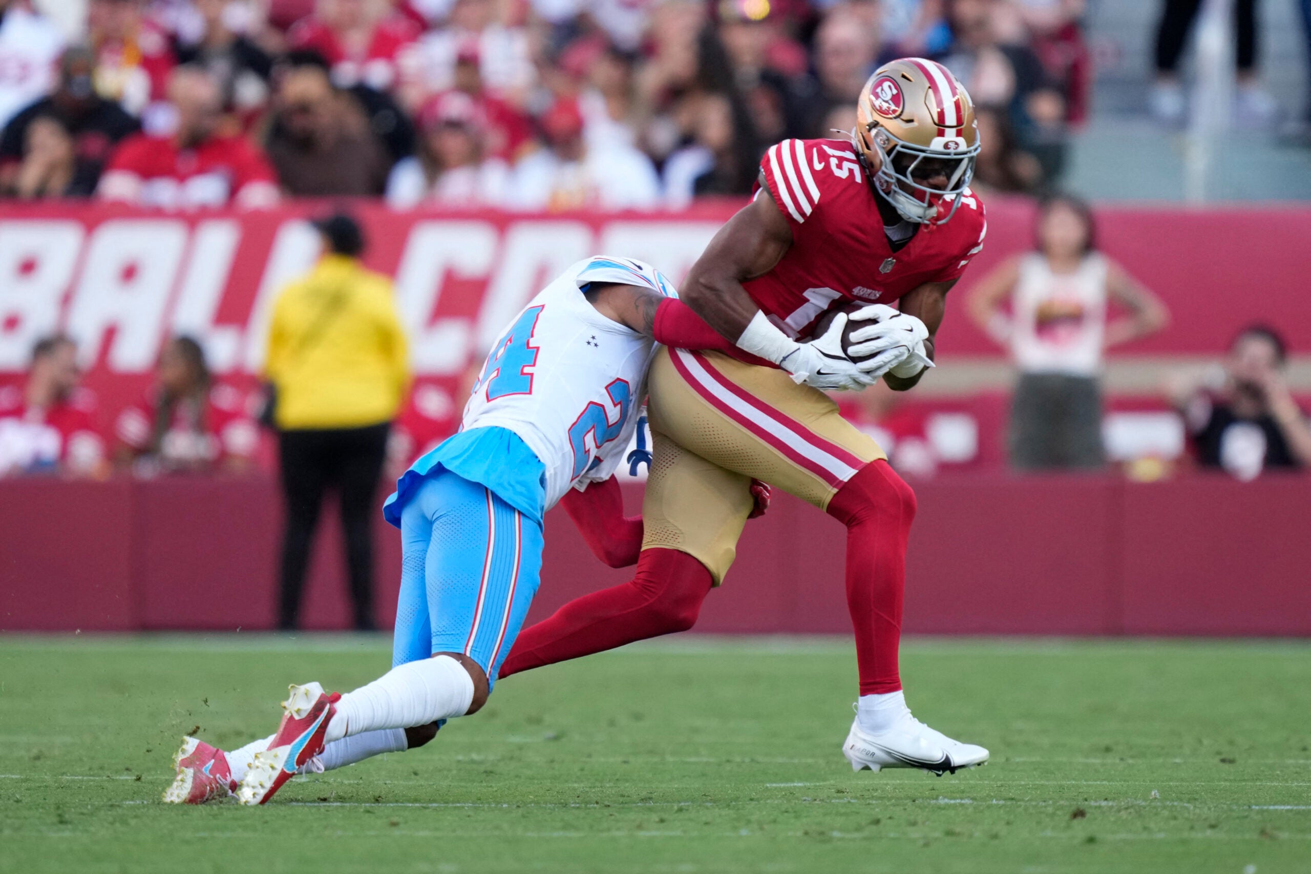 The 49ers had three rookies stand out against the Titans.