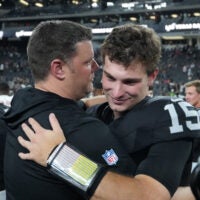 Las Vegas Raiders rookie quarterback Fernando Mendoza